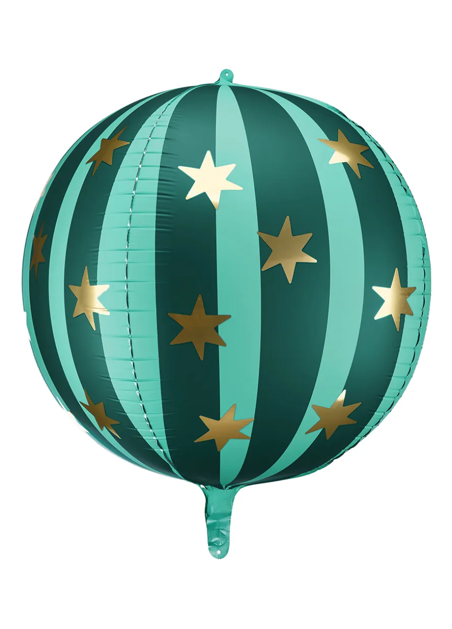 Foliowy balon piłka CYRK zielony