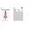 Foliowy balon RAKIETA 115 cm
