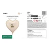 Foliowy balon w kształcie serca LOVE 45 cm