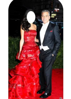 Fotościanka GEORGE CLOONEY z otworem na twarz