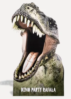 Fotościanka z otworem na twarz DINOZAUR Z KARTONU