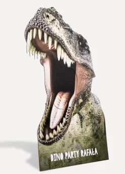 Fotościanka z otworem na twarz DINOZAUR Z KARTONU