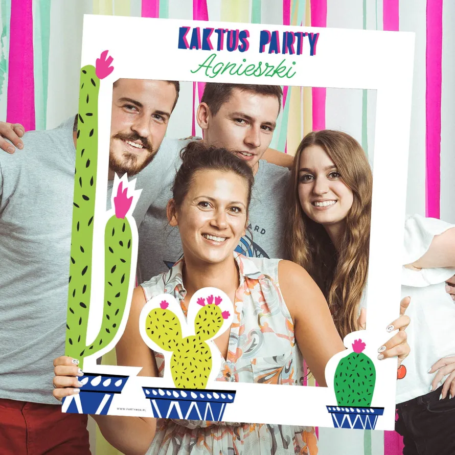 Foto ramka KAKTUS PARTY ramka do fotobudki