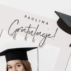 Foto ramka NA ZAKOŃCZENIE STUDIÓW personalizowana