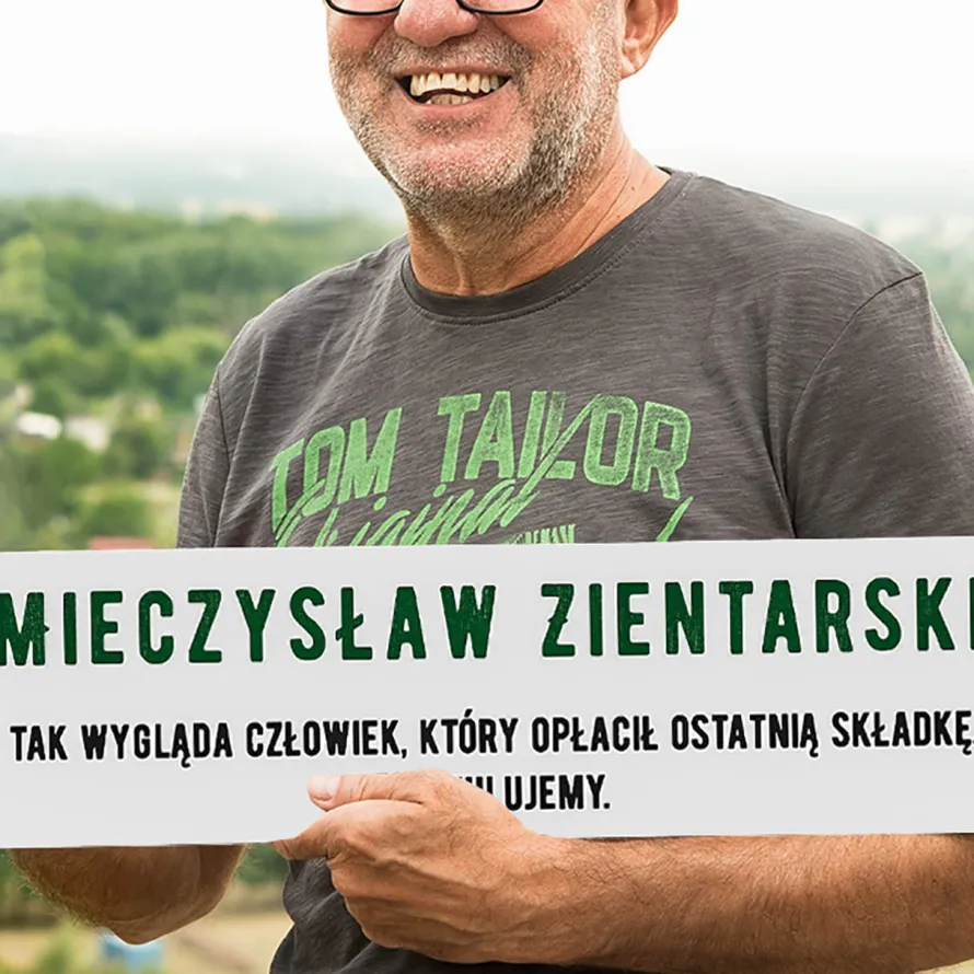 Foto ramka OSTATNIA SKŁADKA personalizowana