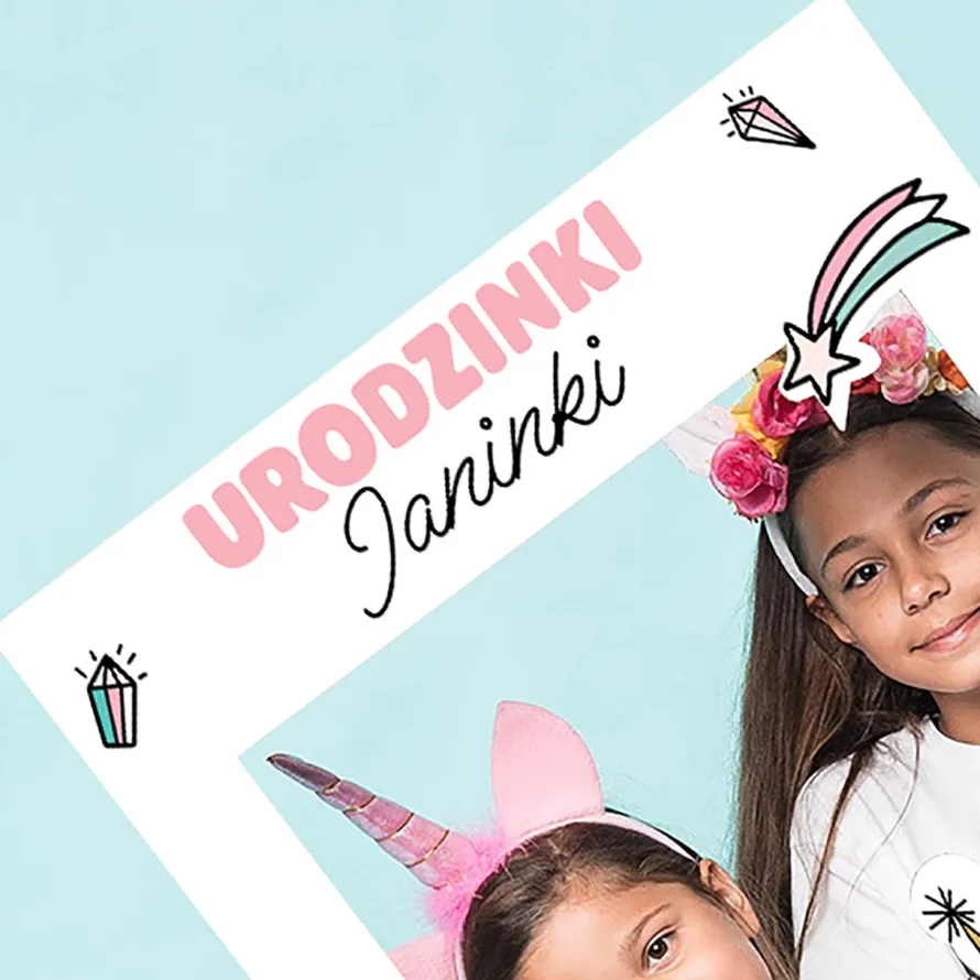 Foto ramka personalizowana JESTEM JEDNOROŻCEM