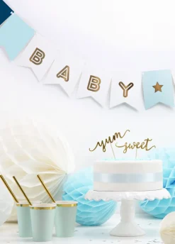 Girlanda BABY BOY dekoracja baby shower 1,6 m