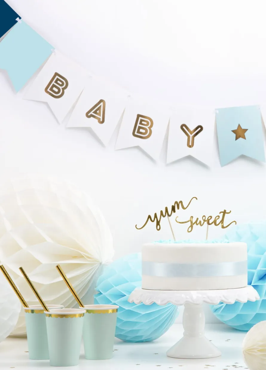 Girlanda BABY BOY dekoracja baby shower 1,6 m