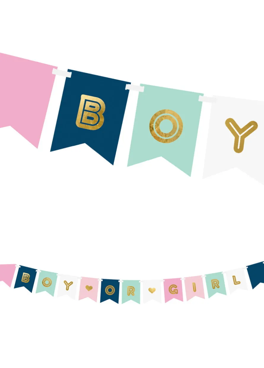 Girlanda BABY BOY OR GIRL 1,75 m