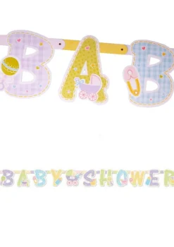 Girlanda Baby Shower dekoracja pastelowa