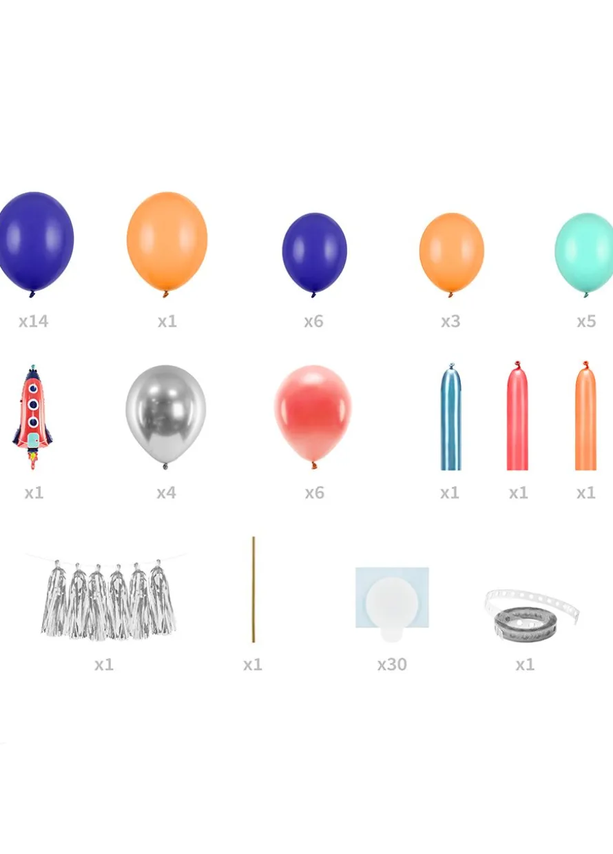 Girlanda balonowa RAKIETA 154 x 130cm