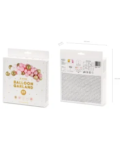 Girlanda balonowa różowa 200cm