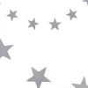 Girlanda dekoracyjna GWIAZDY srebrna