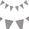 Girlanda flagi CHEVRON czarna