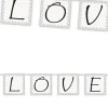 Girlanda flagi napis LOVE na ślub