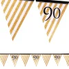 Girlanda flagi 90 URODZINY GLITTER 3,7m