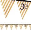 Girlanda flagi 30 URODZINY GLITTER 3,7m