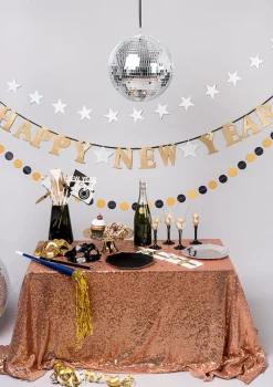 Girlanda HAPPY NEW YEAR dekoracja sylwestrowa sali
