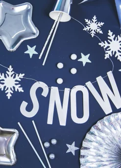 Girlanda holograficzna LET IT SNOW (170cm)