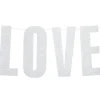 Girlanda LOVE srebrna