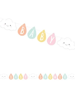 Girlanda na Baby Shower CHMURKA girlanda z napisem