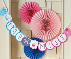Girlanda na baby shower gender reveal CHŁOPIEC CZY DZIEWCZYNKA