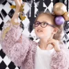 Girlanda na Halloween NIETOPERZE złota 1,5m