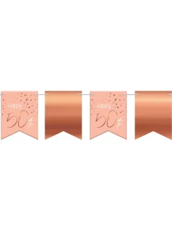 Girlanda na 50 URODZINY Elegant Blush