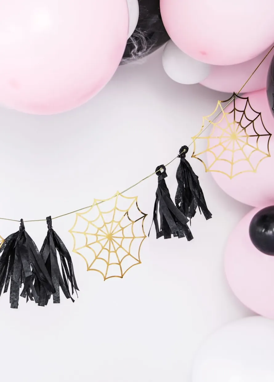 Girlanda PAJĘCZYNA ozdoba halloweenowa 175cm