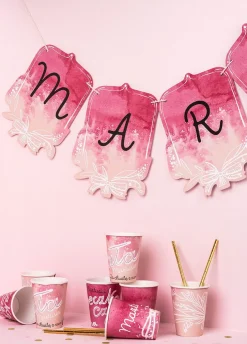 Girlanda personalizowana BABY SHOWER GIRL girlanda z własnym napisem 4-8 znaków
