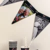 Girlanda personalizowana KIEDYŚ I DZIŚ dekoracja na rocznicę ślubu