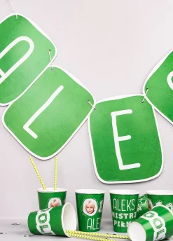 Girlanda personalizowana URODZINY PIŁKARZA 4-8 znaków