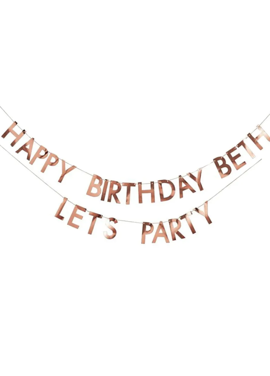 Girlanda urodzinowa HAPPY BIRTHDAY do personalizacji