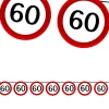 Girlanda urodzinowa na 60 urodziny ZNAK