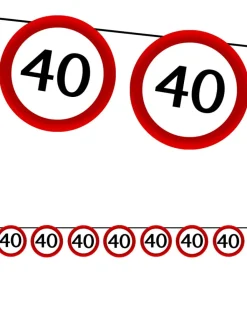 Girlanda urodzinowa na 40 urodziny ZNAK