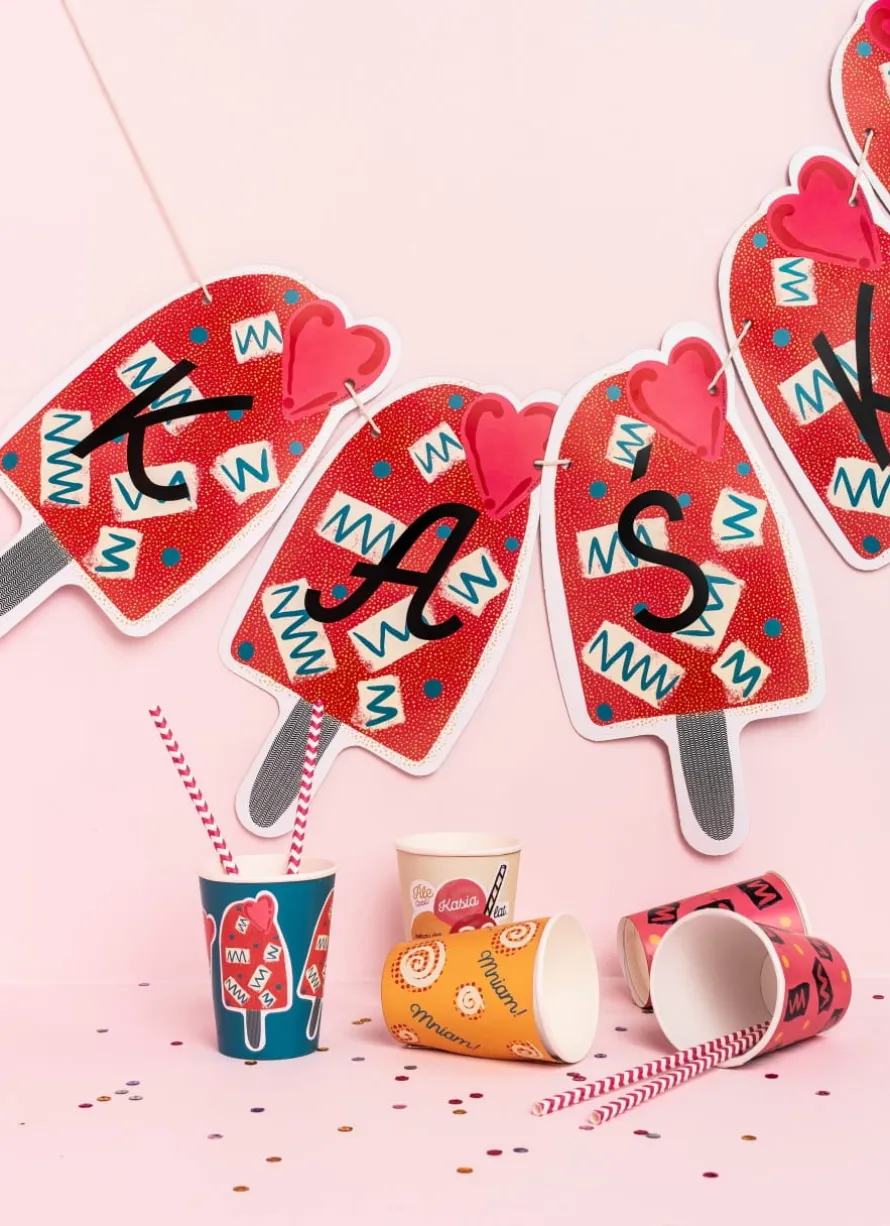 Girlanda urodzinowa personalizowana ICE BABY