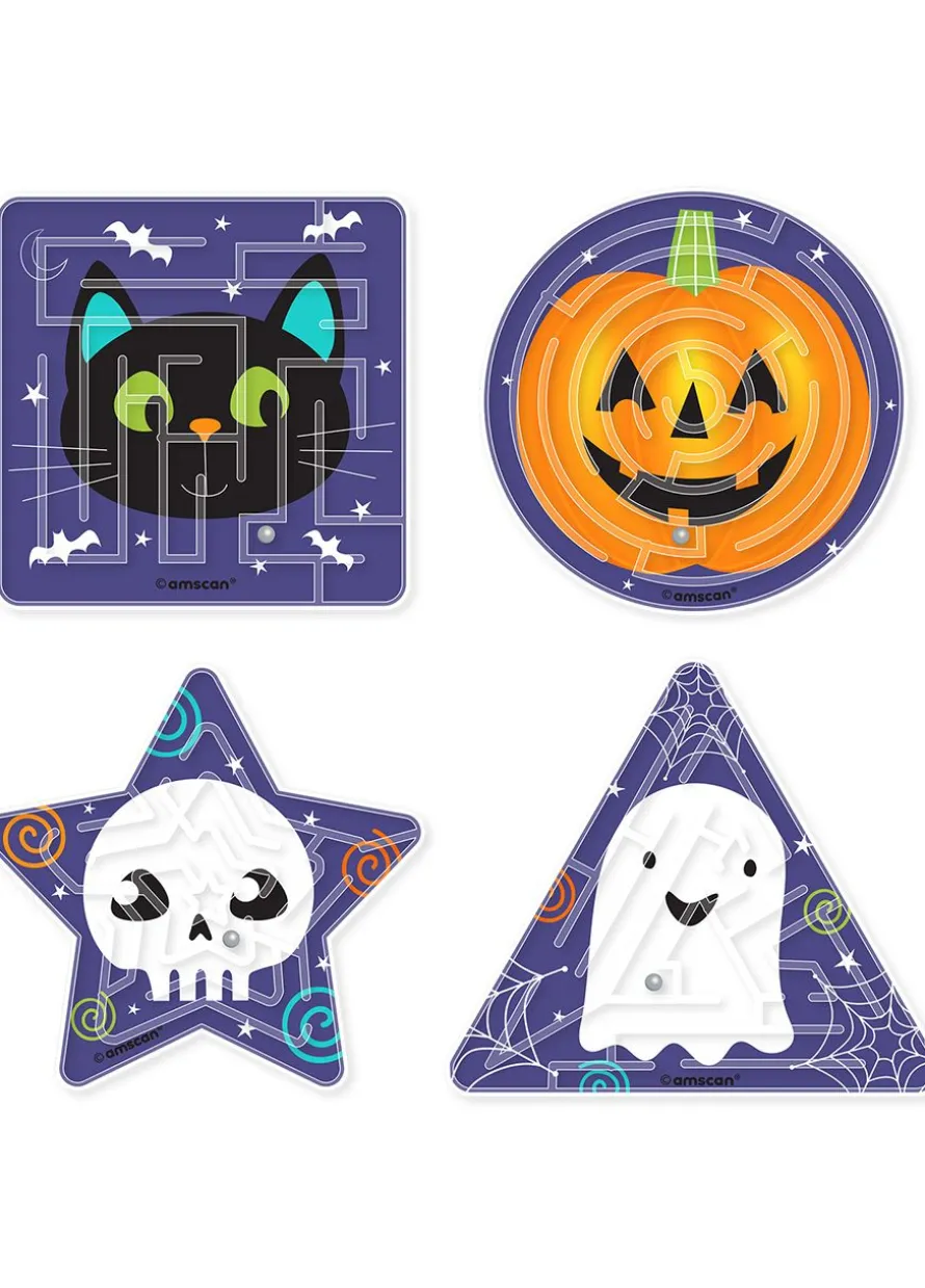 Gra LABIRYNT zabawa Halloweenowa (4szt.)