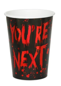 Halloweenowe kubeczki papierowe YOU'RE NEXT