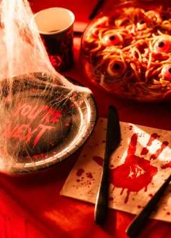 Halloweenowe serwetki KRWAWA DŁOŃ