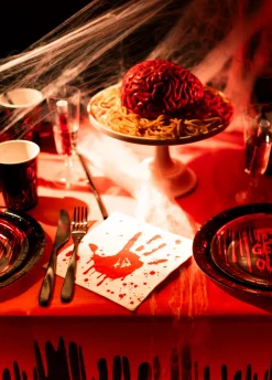 Halloweenowe serwetki KRWAWA DŁOŃ