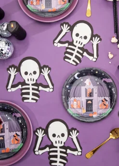 Halloweenowe serwetki szkielet SPOOKY FRIENDS 12 szt.
