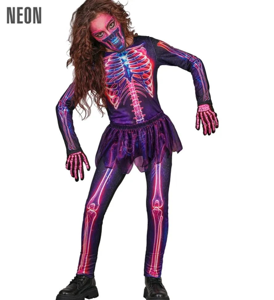 Halloweenowy strój SZKIELECIK dla dziewczynki