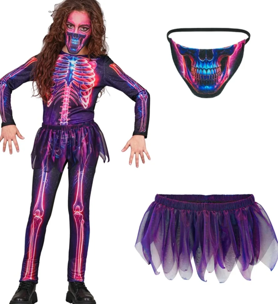 Halloweenowy strój SZKIELECIK dla dziewczynki