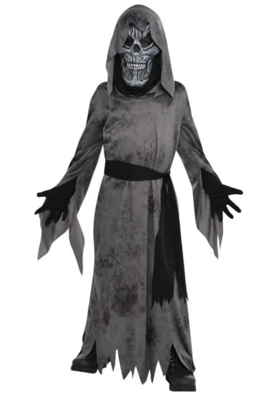 Halloweenowy strój UPIÓR W KAPTURZE kostium dla dziecka