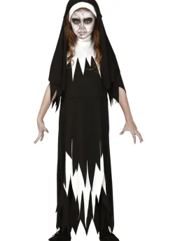Halloweenowy strój zakonnicy dla dziewczynki