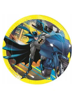 Jednorazowe talerzyki papierowe BATMAN (8szt.)