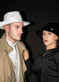 Kapelusz gangsterski MAFIA biały