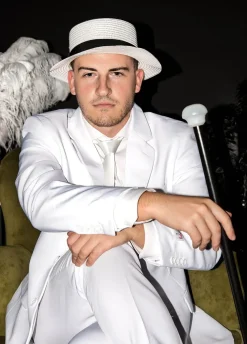 Kapelusz męski Lata 20 elegancki kapelusz retro