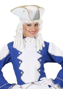 Kapelusz piracki TRICORN biały