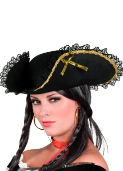 Kapelusz piratki czarny